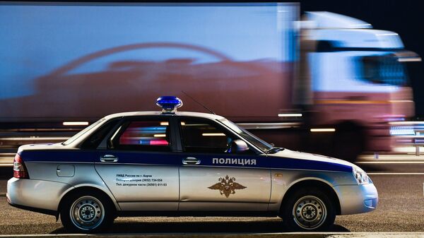 Машина полиции в Крыму. Архивное фото