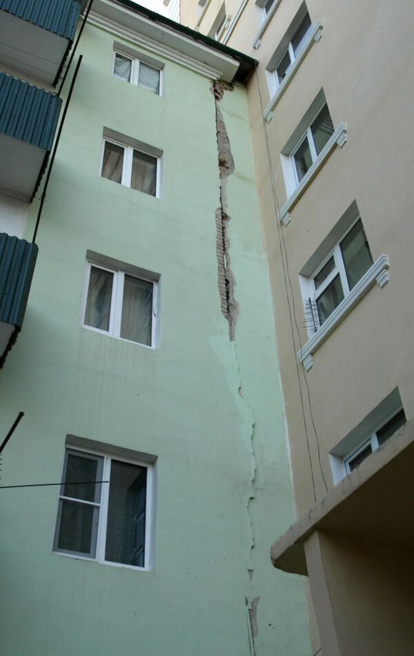 Землетрясение в Грозном