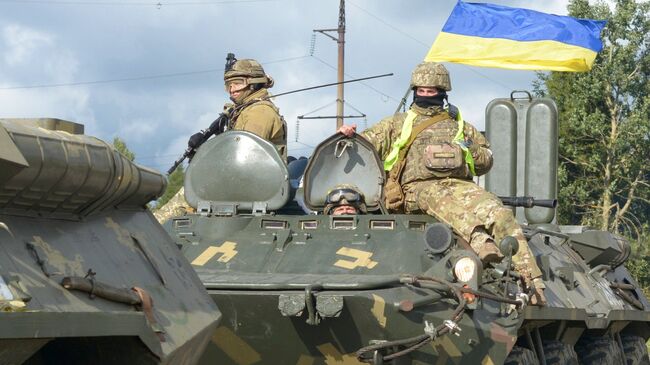 Военнослужащие вооруженных сил Украины. Архивное фото