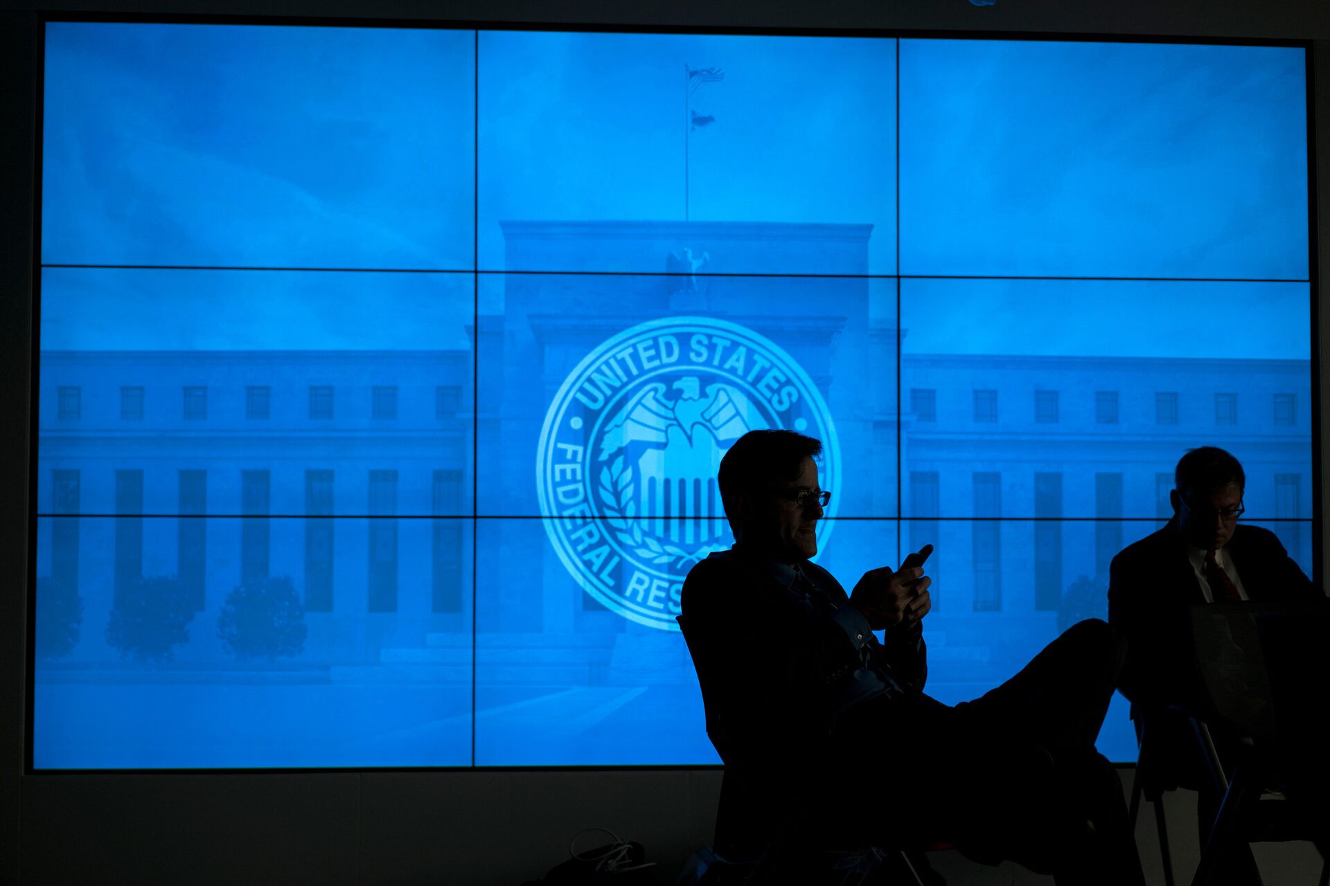Пресс-конференция в здании Федеральной резервной системы США в Вашингтоне - РИА Новости, 1920, 08.06.2023