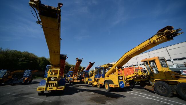 Парк спецтехники ГБУ Автомобильные дороги