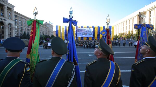 Репетиция военного парада в Киеве