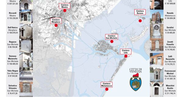Власти Венеции объявили о проведении аукциона на долгосрочную аренду мест на исторических кладбищах