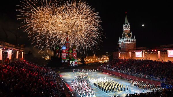 Фестиваль Спасская башня на Красной площади в Москве