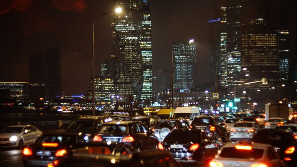 Автомобильное движение в Москве