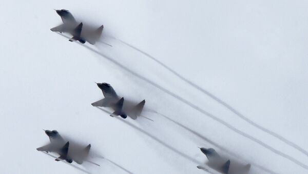 Пилотажная группа Стрижи на истребителях МиГ-29, Архивное фото