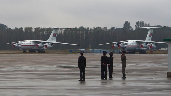 Самолеты Ил-76 северокорейской авиакомпании Air Koryo. Архивное фото