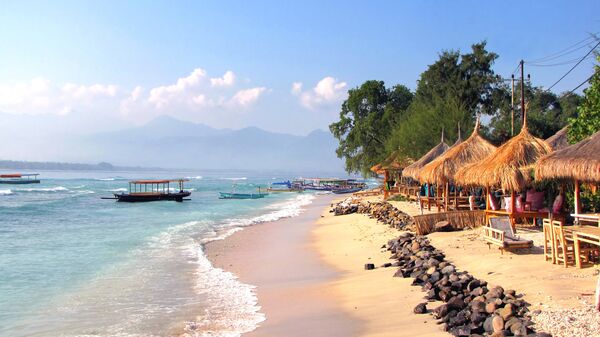 Пляж на острове Бали
