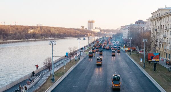 Ремонт Фрунзенской набережной Ремонт Фрунзенской набережной
