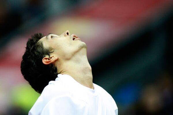 Игорь Куницын завершил выступление на теннисном турнире серии Мастерс в Мадриде