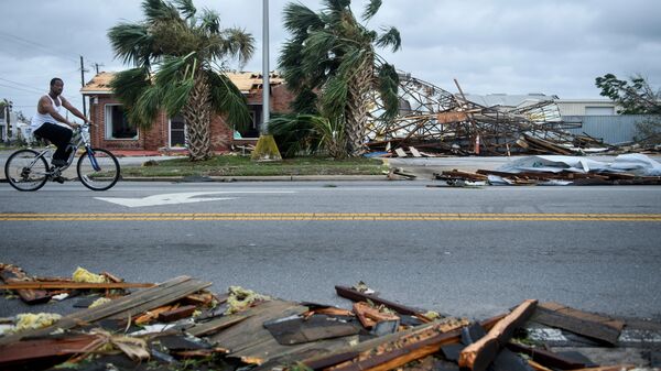 Последствия урагана Майкл в Панама-Сити, Флорида, США
