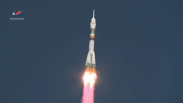 Авария ракеты Союз: кадры старта экипажа миссии МКС-57/58 Авария ракеты Союз: кадры старта экипажа миссии МКС-57/58