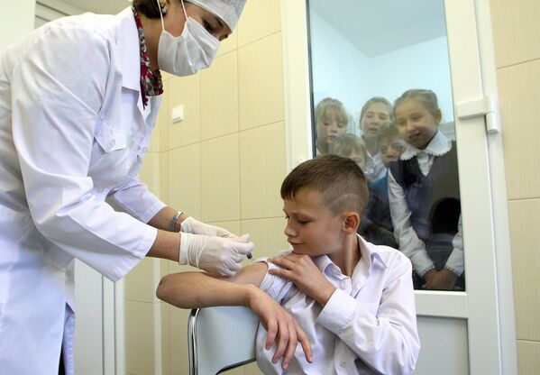 Вакцинация ребенка против гриппа