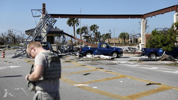 Ураган Майкл нанес серьезный ущерб базе ВВС США во Флориде