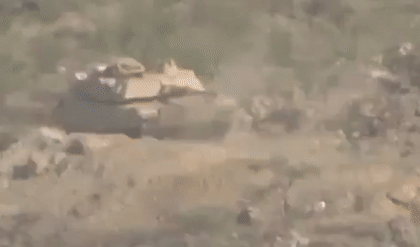 Уничтожение саудовского M1 Abrams хуситами