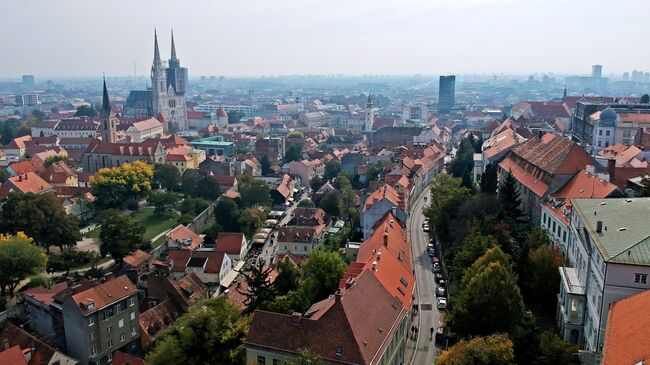 Город Загреб. Архивное фото.