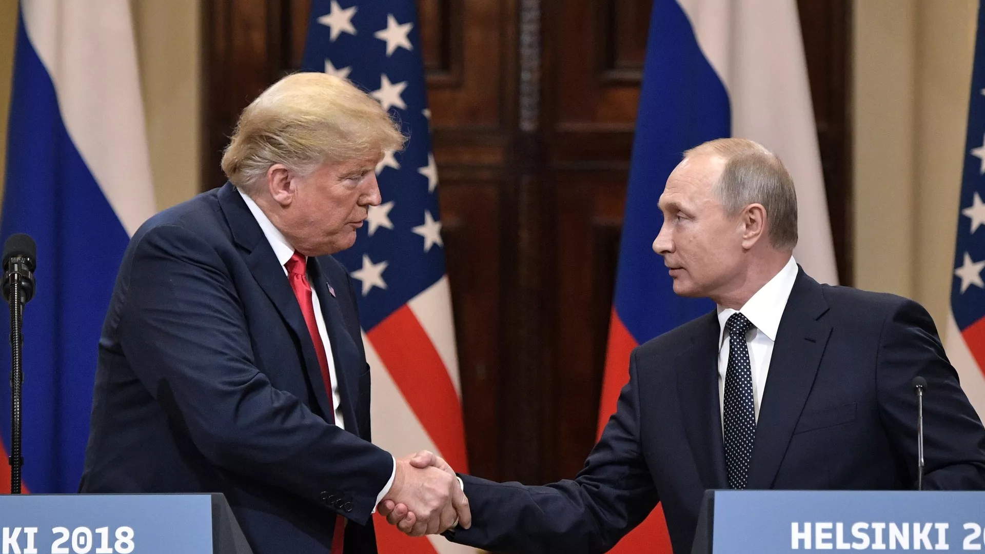 Президент РФ Владимир Путин и президент США Дональд Трам - РИА Новости, 1920, 11.03.2025