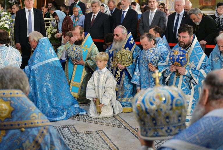 Освящение Минского храма-памятника во имя Всех святых и в память о жертвах, спасению Отечества нашего послуживших (Всехсвятской церкви)