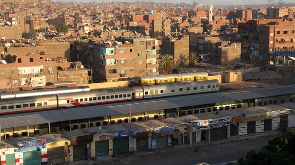 Железнодорожная станция в Асуане, Египет