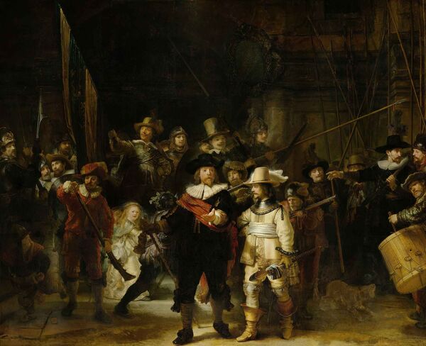 Картина Рембрандта Харменса ван Рейна Ночной дозор