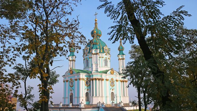 Андреевская церковь в Киеве. Архивное фото