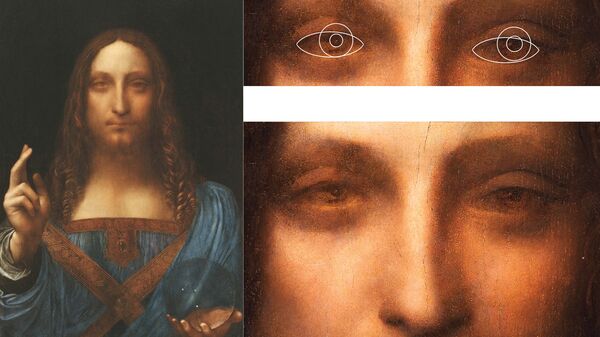 Картина Спаситель мира, предположительный автопортрет Леонардо да Винчи