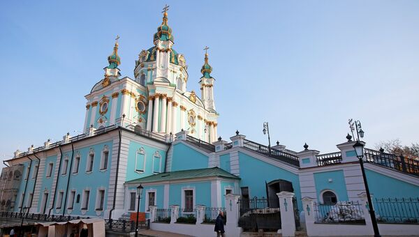 Андреевская церковь в Киеве. Архивное фото