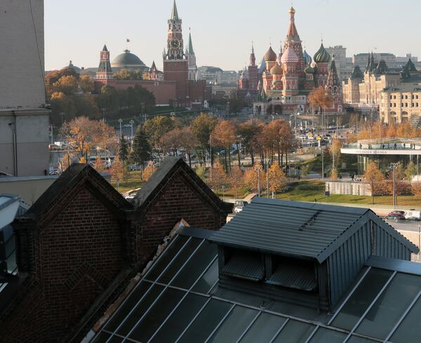 Вид на Кремль с крыши
