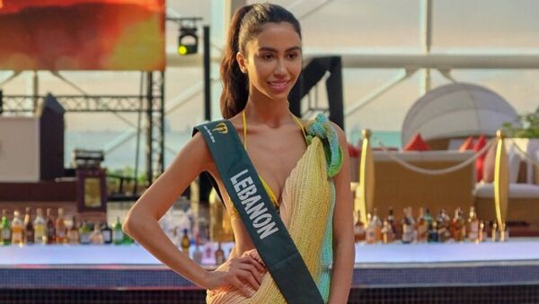 Участница конкурса Мисс Земля из Ливана Сальва Акар