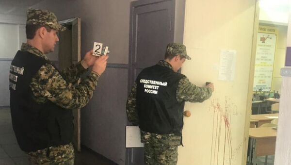Расследование трагедии в керченском колледже. Оперативная съемка СК России