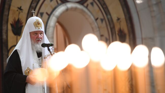 Патриарх Московский и всея Руси Кирилл на VIII Общецерковном съезде по социальному служению