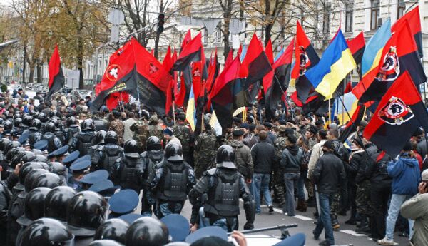 Пеший марш за признание бойцов Украинской повстанческой армии (УПА) участниками национально-освободительного движения на Украине