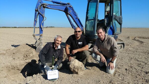 Метеорит массой 477 килограммов, найденный во Франции