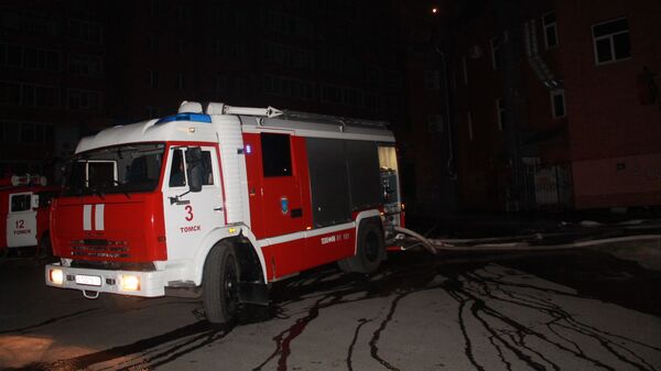 Спасатели ликвидировали пожар в развлекательном центре в Томске