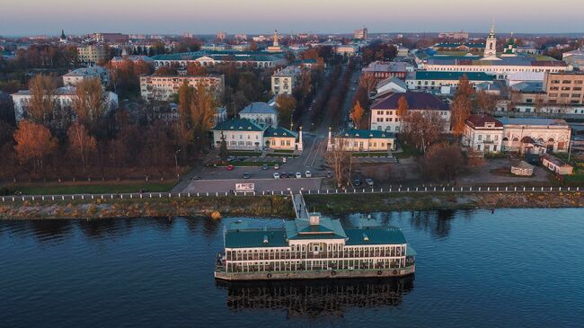 Ресторан Старая пристань на Волге в Костроме