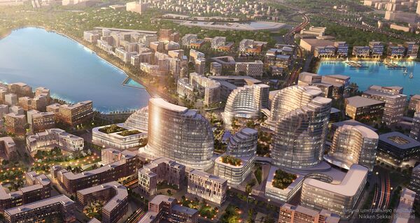 Проект умного города в Рублево-Архангельском от Nikken Sekkei Проект умного города в Рублево-Архангельском от Nikken Sekkei