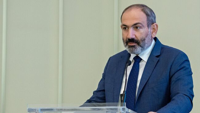 Исполняющий обязанности премьер-министра Армении Никол Пашинян. Архивное фото.