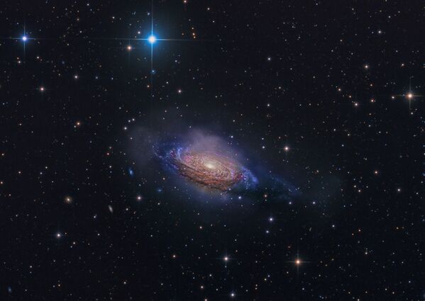 Работа фотографа Steven Mohr NGC 3521 Mysterious Galaxy. Конкурс Insight Astronomy Photographer of the year 2018