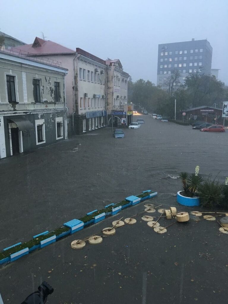 Последствия ливня в Тупасе Последствия ливня в Тупасе