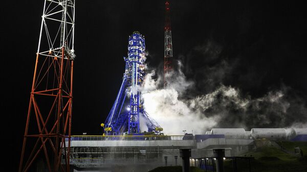 Запуск ракеты «Союз-2» со спутником военного назначения с космодрома Плесецк. 25 октября 2018