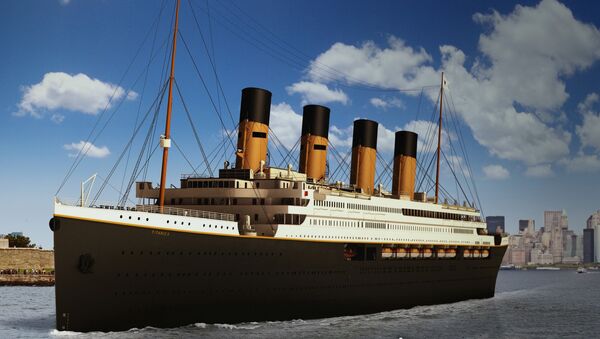 Эскиз лайнера Титаник II