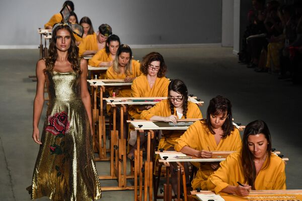 Показ коллекции Patricia Viera на Неделе моды в Сан-Паулу