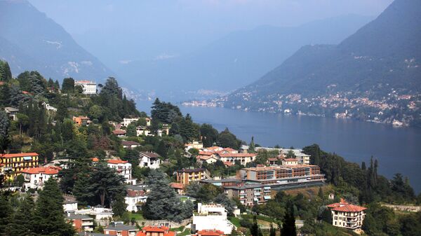 Вид на озеро Комо в Италии. Архивное фото