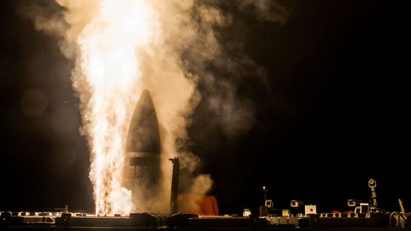 Запуск американской противоракеты SM-3 Block IIA
