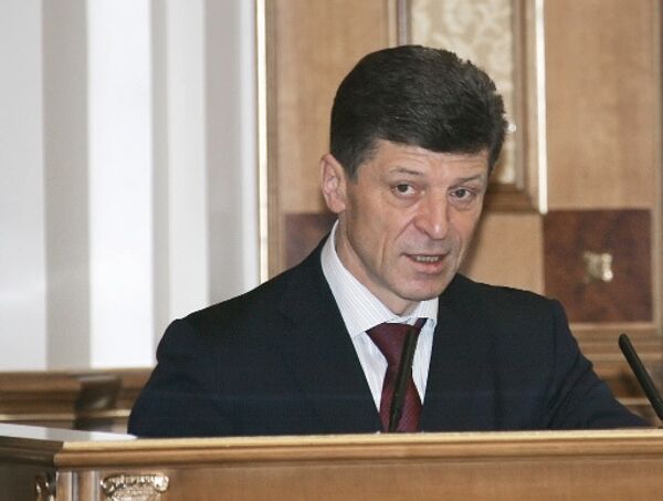 Министр регионального развития РФ Дмитрий Козак