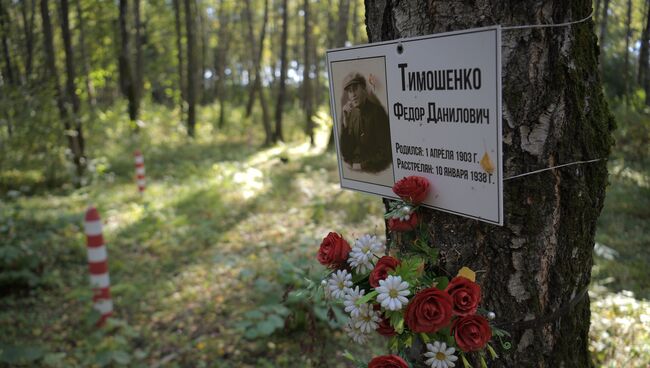 Полигон НКВД Коммунарка. Архивное фото