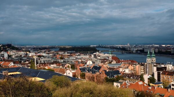 Вид на Дунай в Будапеште