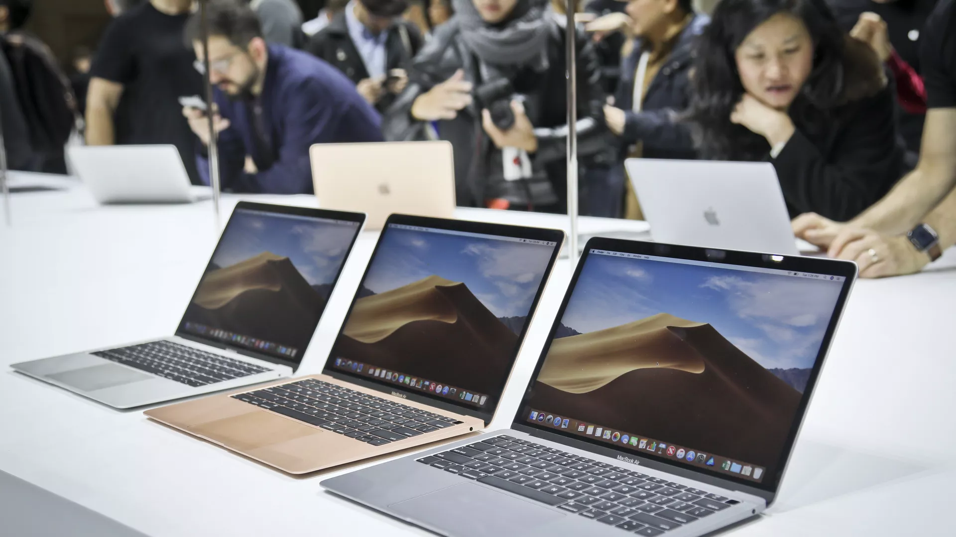 Новые ноутбуки MacBook Air компании Apple. 30 октября 2018 года - РИА Новости, 1920, 19.03.2021