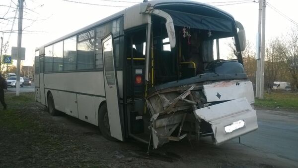 ДТП с участием автобуса в Иваново