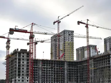 Строительство жилого комплекса. Архивное фото